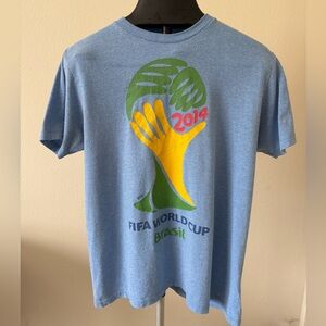 Blue FIFA World Cup 2014 T-Shirt Medium